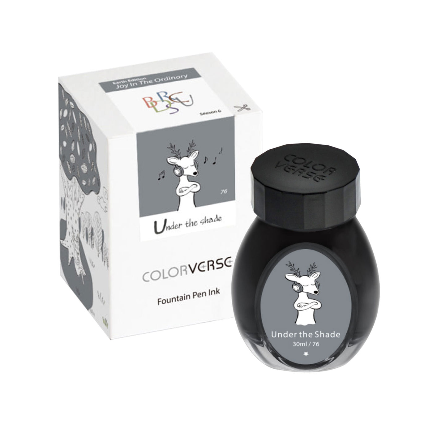 Colorverse Joy in the Ordinary Ink Bottle Under the Shade (Grey) - 30ml 3