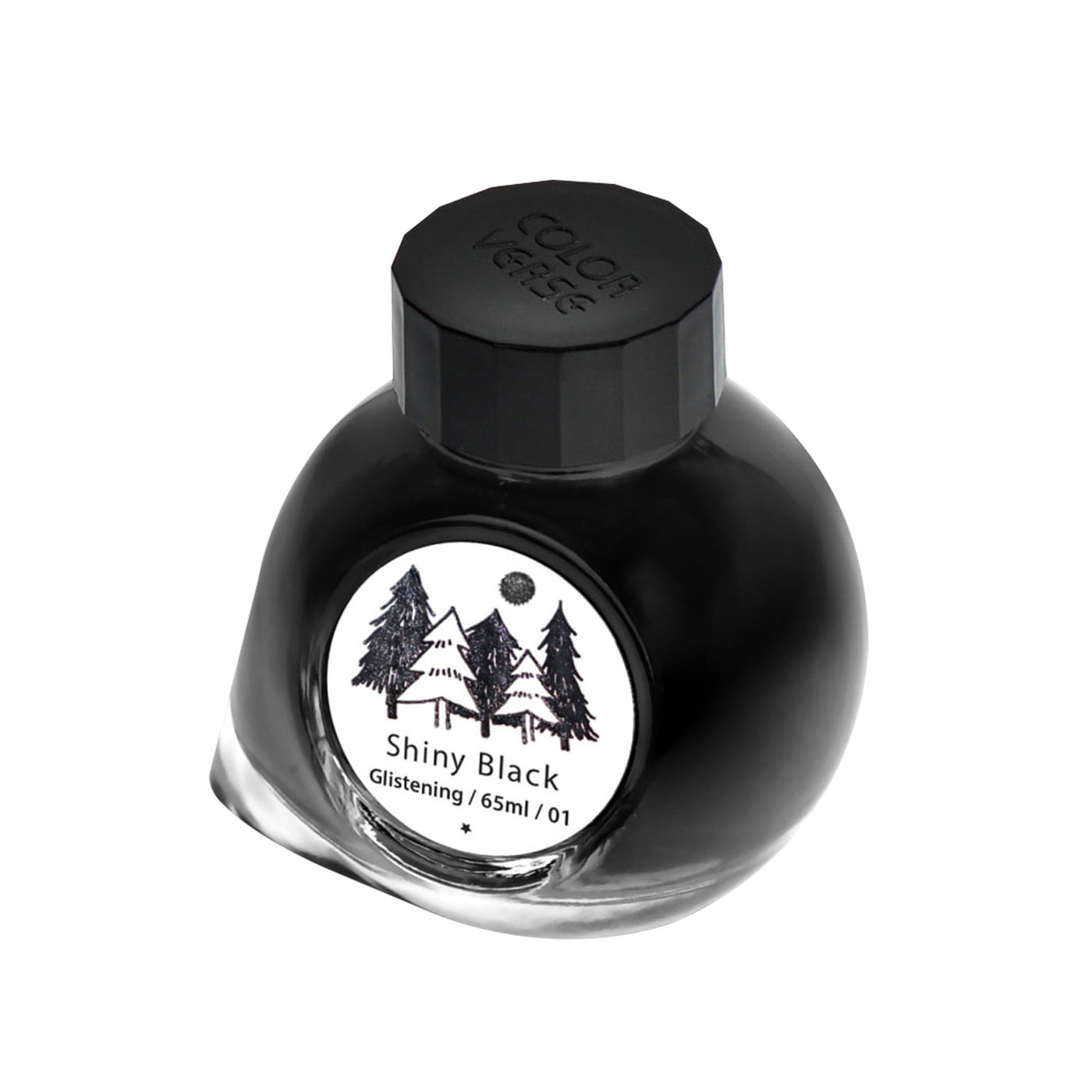 Colorverse Project Series Glistening Shiny Black Ink Bottle - 65ml 2
