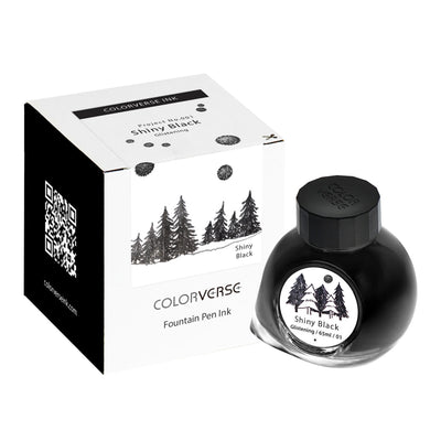 Colorverse Project Series Glistening Shiny Black Ink Bottle - 65ml 3