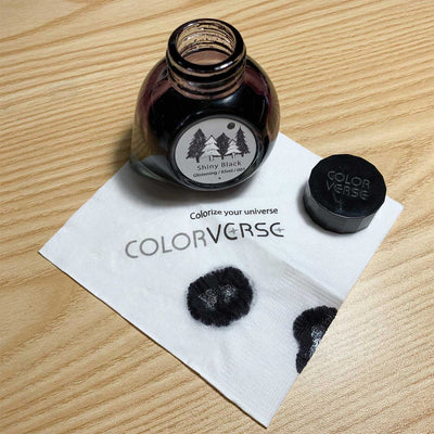 Colorverse Project Series Glistening Shiny Black Ink Bottle - 65ml 5