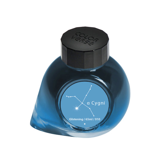 Colorverse Project α Glistening Cygni Ink Bottle, Blue - 65ml