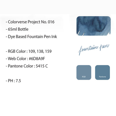 Colorverse Project α CMa Ink Bottle Blue - 65ml 3