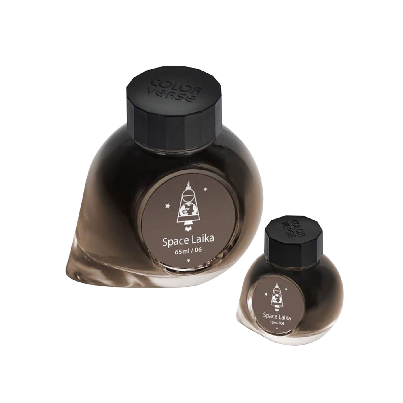 Colorverse Spaceward Space Laika Ink Bottle Dark Brown - 65ml + 15ml 1