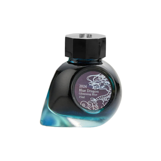 Colorverse 2024 Blue Dragon Glistening Blue Ink Bottle - 15ml (Special Edition)