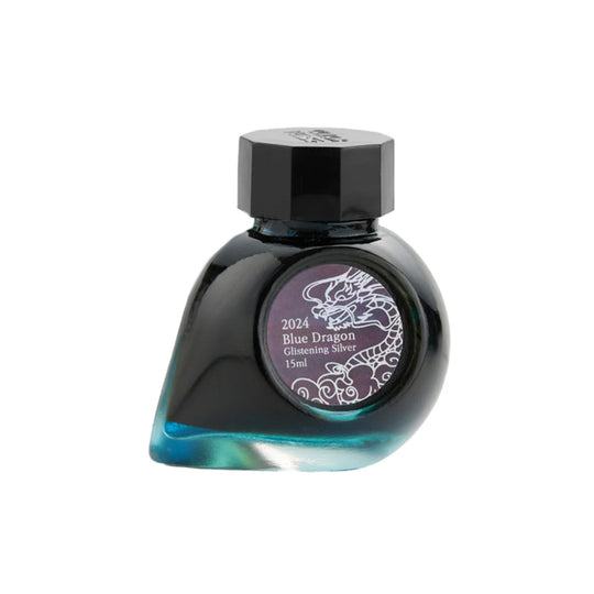 Colorverse 2024 Blue Dragon Glistening Silver Ink Bottle - 15ml (Special Edition)