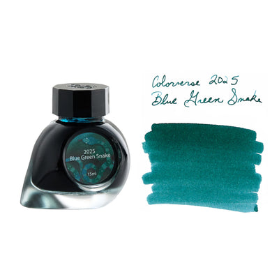 Colorverse 2025 Blue Green Snake Standard Ink Bottle - 15ml (Special Edition)