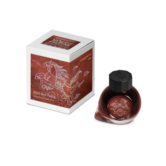 Colorverse 2026 Red Horse Glistening Purple Blue Ink Bottle - 15ml (Special Edition)