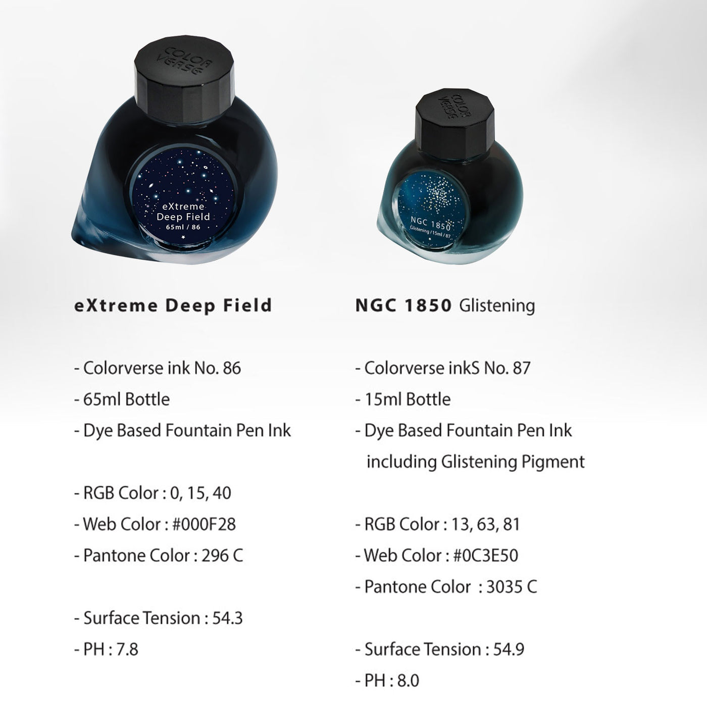 Colorverse Eye on the Universe Extreme Deep Field & NGC Ink Bottle - 65ml + 15ml 2