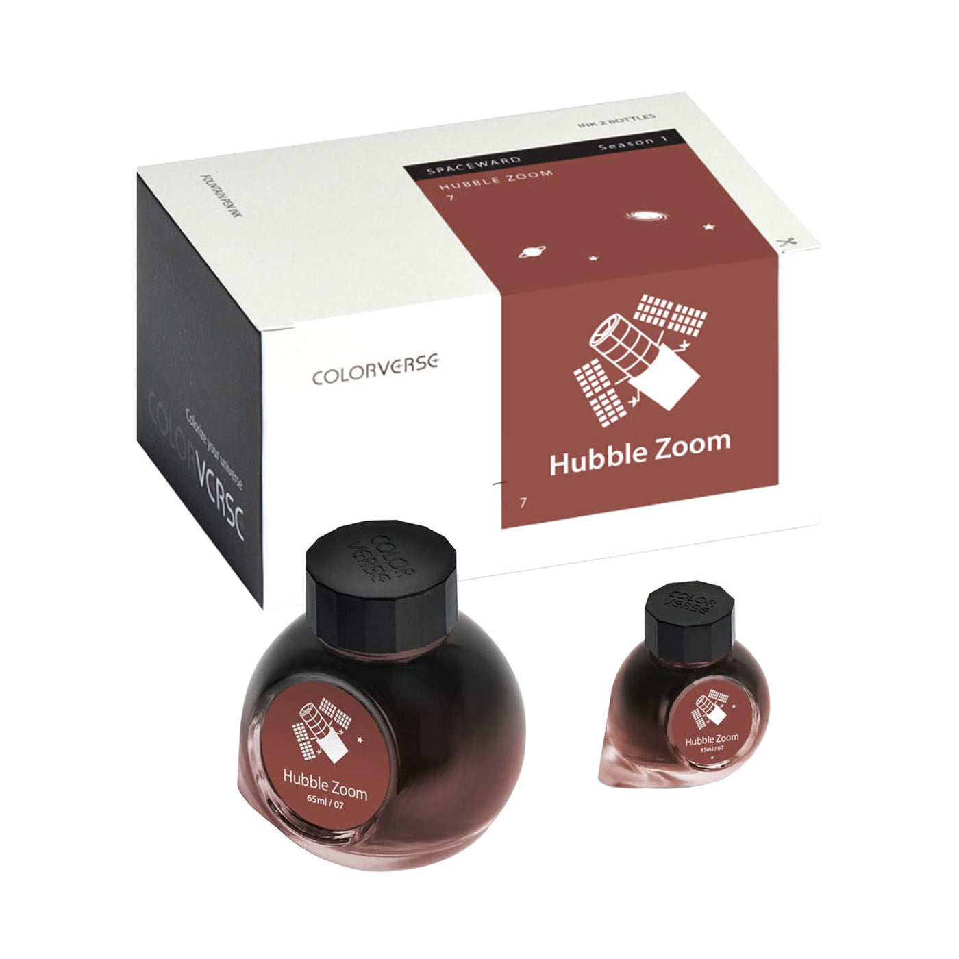 Colorverse Spaceward Hubble Zoom Ink Bottle Brown - 65ml + 15ml 3