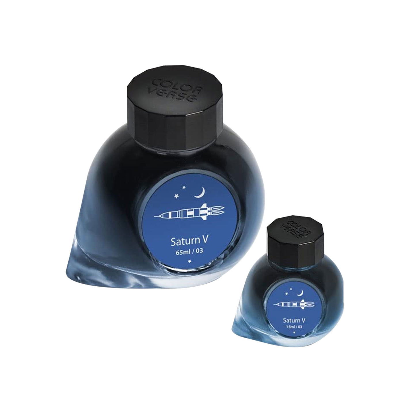 Colorverse Spaceward Saturn V Ink Bottle Dark Blue - 65ml + 15ml 1