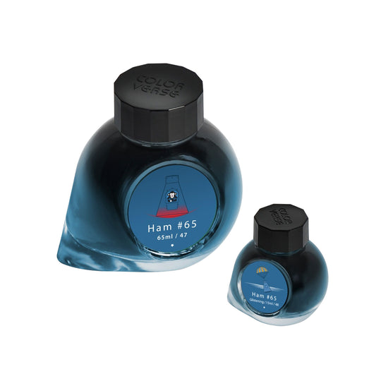 Colorverse Trailblazer in Space Ham Ink Bottle, Dark Blue (65ml) + Glistening Dark Blue (15ml)