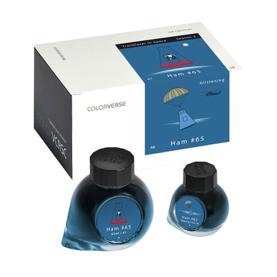 Colorverse Trailblazer in Space Ham Ink Bottle Dark Blue (65ml) + Glistening Dark Blue (15ml) 4
