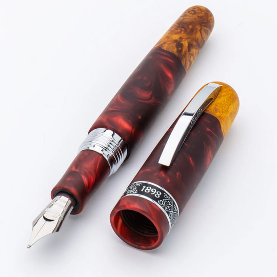 Conklin 1898 Fountain Pen - Spectra Fusion Burgundy CT (Limited Edition)