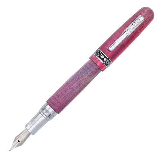 Conklin 1898 Fountain Pen - Stabilized Wood Matte Purple CT (Limited Edition)