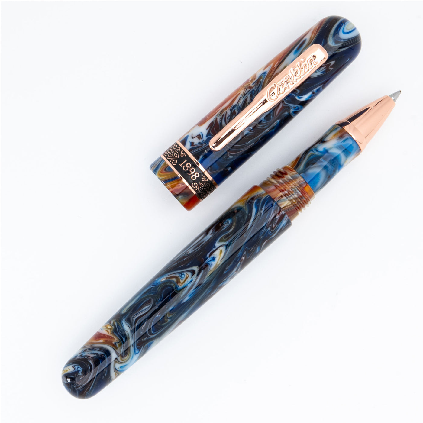 Conklin 1898 Roller Ball Pen - Misto Orange RGT 2