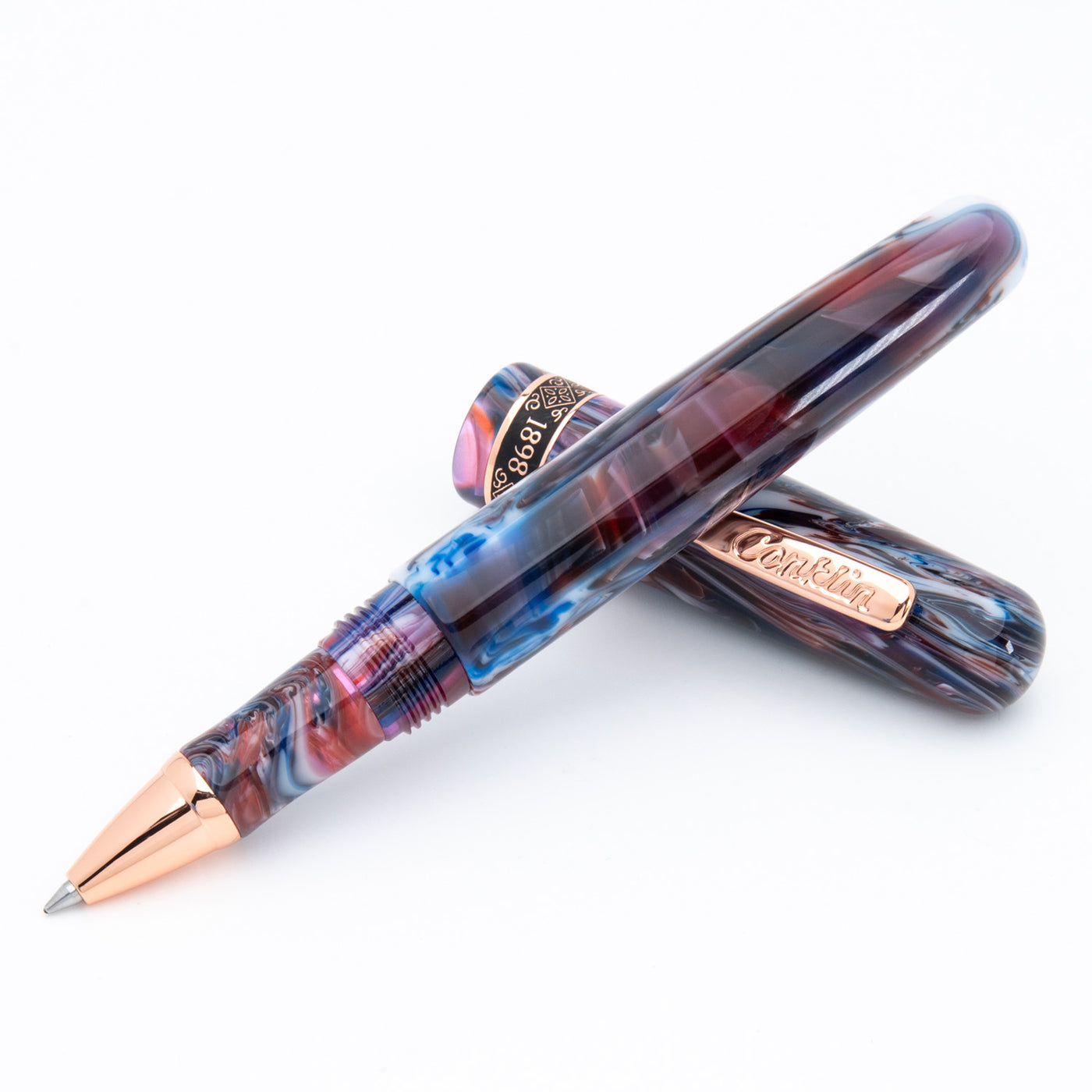 Conklin 1898 Roller Ball Pen - Misto Purple RGT 1