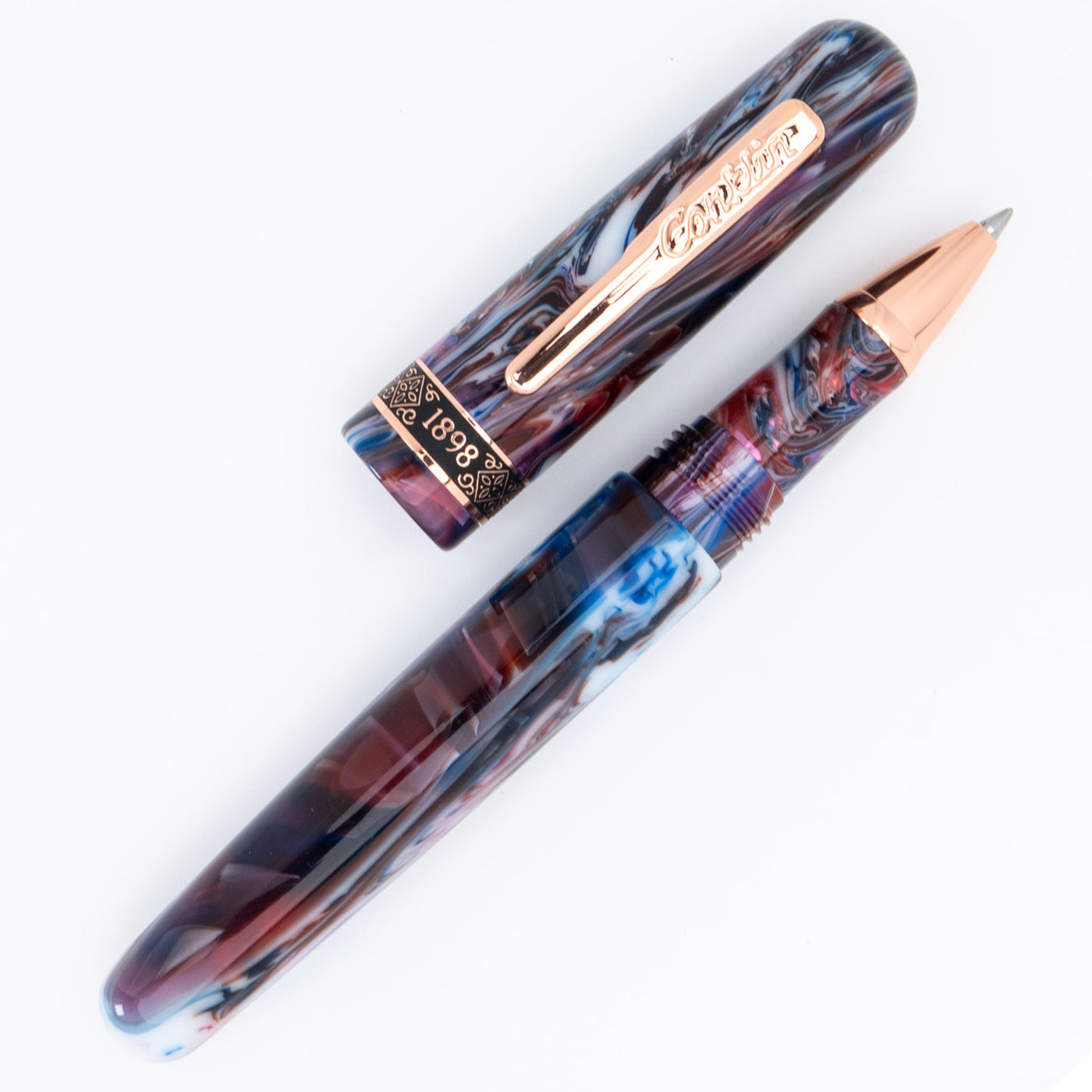 Conklin 1898 Roller Ball Pen - Misto Purple RGT 2