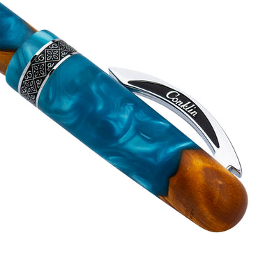 Conklin 1898 Roller Ball Pen - Spectra Fusion Blue CT (Limited Edition)