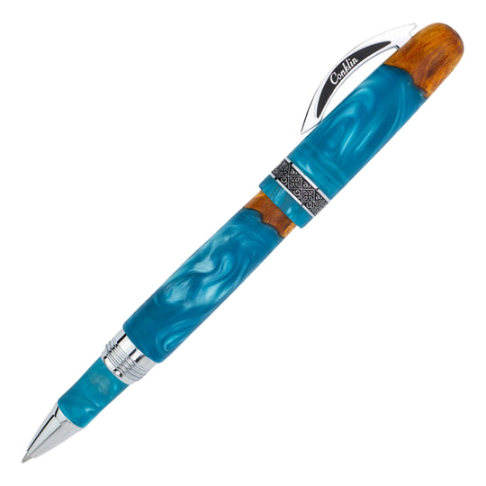 Conklin 1898 Roller Ball Pen - Spectra Fusion Blue CT (Limited Edition)