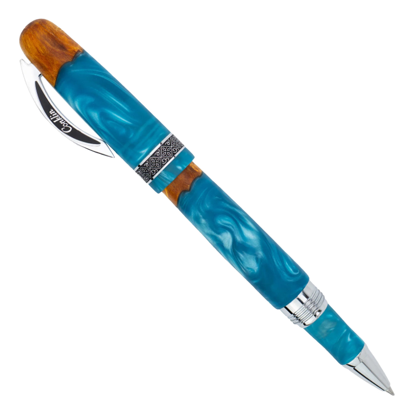 Conklin 1898 Roller Ball Pen - Spectra Fusion Blue CT (Limited Edition)