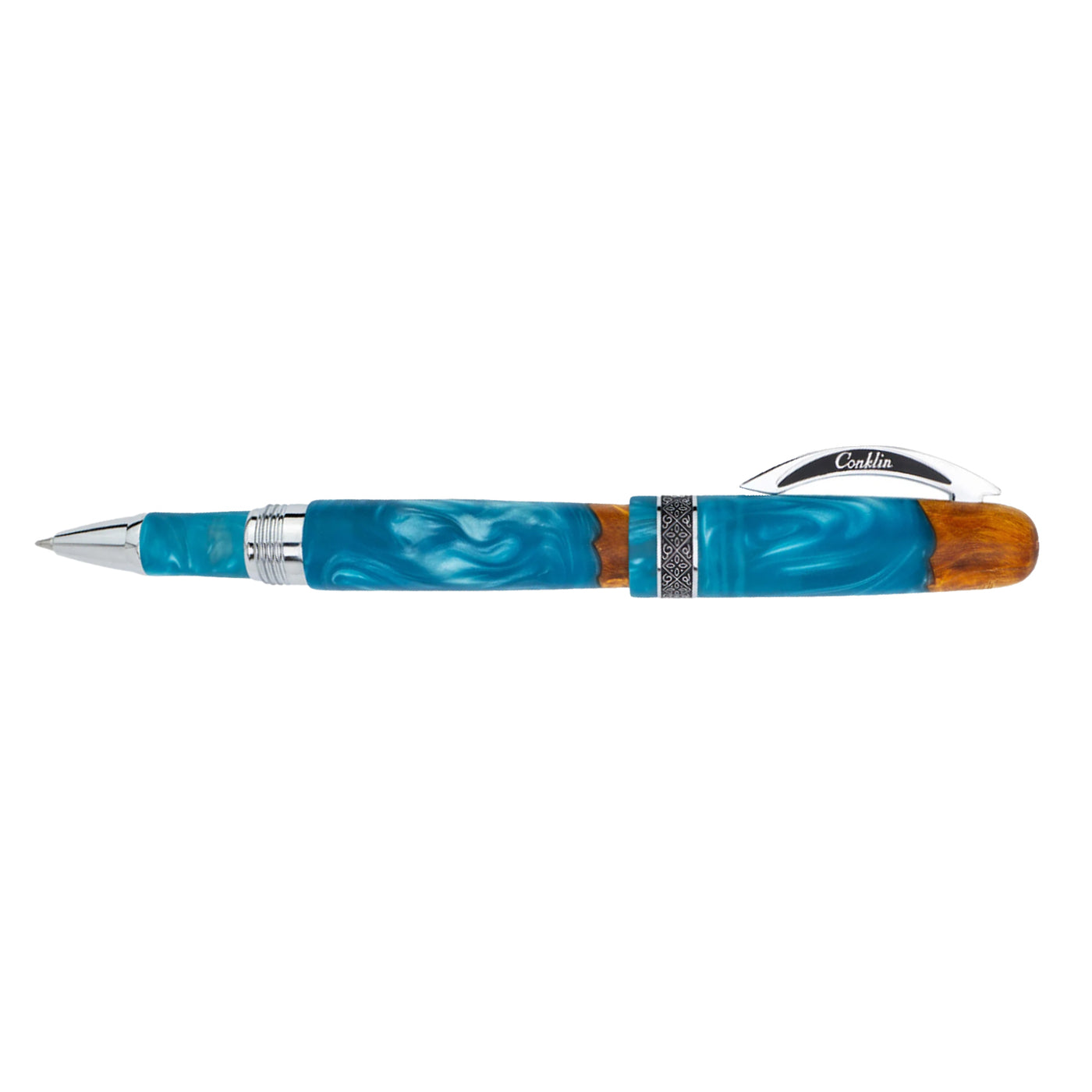 Conklin 1898 Roller Ball Pen - Spectra Fusion Blue CT (Limited Edition)