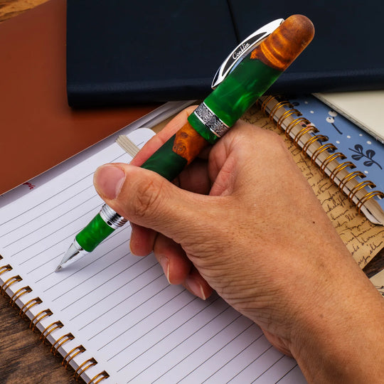 Conklin 1898 Roller Ball Pen - Spectra Fusion Green CT (Limited Edition)