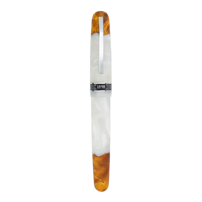 Conklin 1898 Roller Ball Pen - Spectra Fusion White CT (Limited Edition)