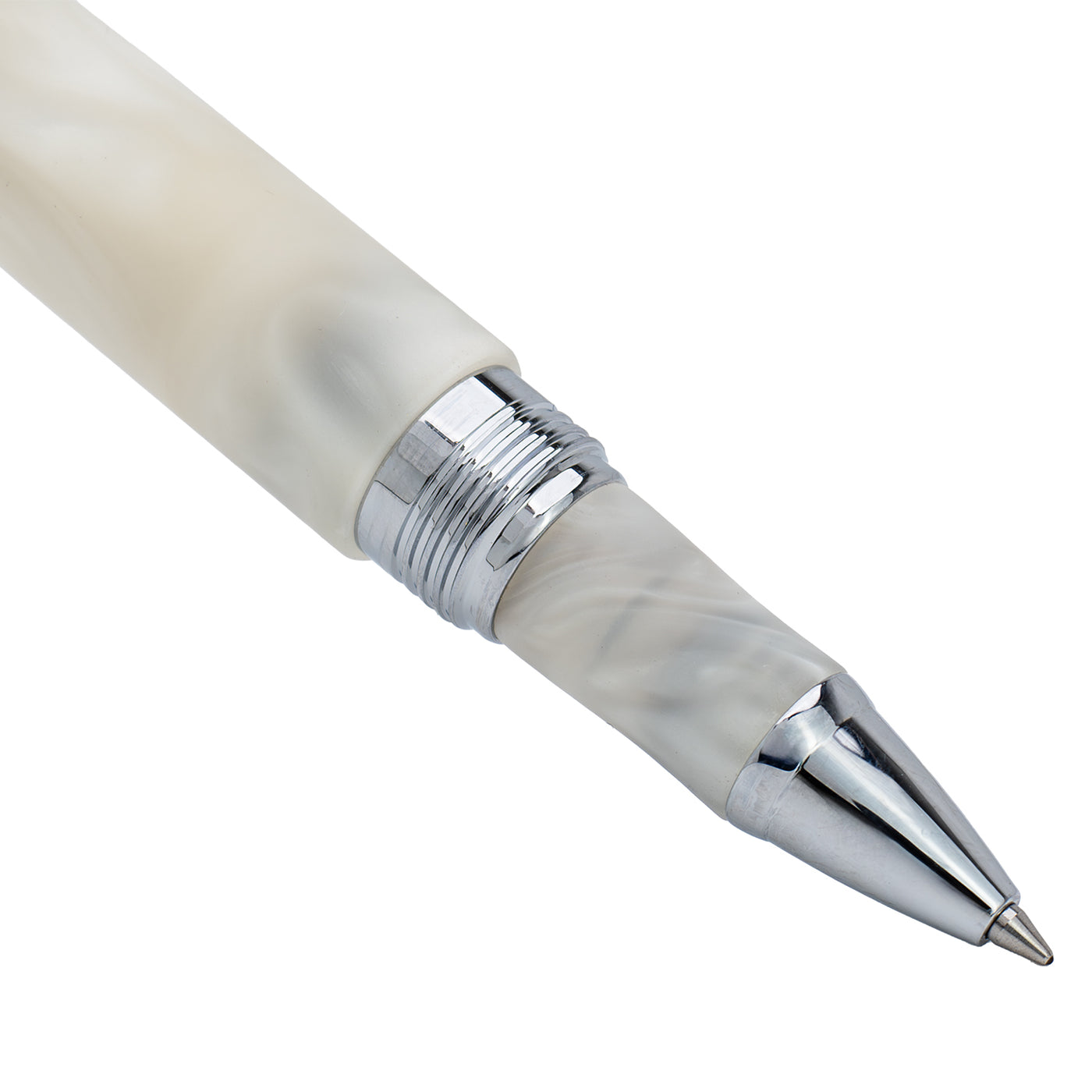 Conklin 1898 Roller Ball Pen - Spectra Fusion White CT (Limited Edition)
