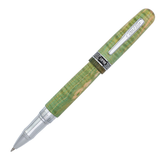 Conklin 1898 Roller Ball Pen - Stabilized Wood Matte Green CT (Limited Edition)