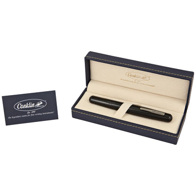 Conklin All American Fountain Pen - Raven Black RT