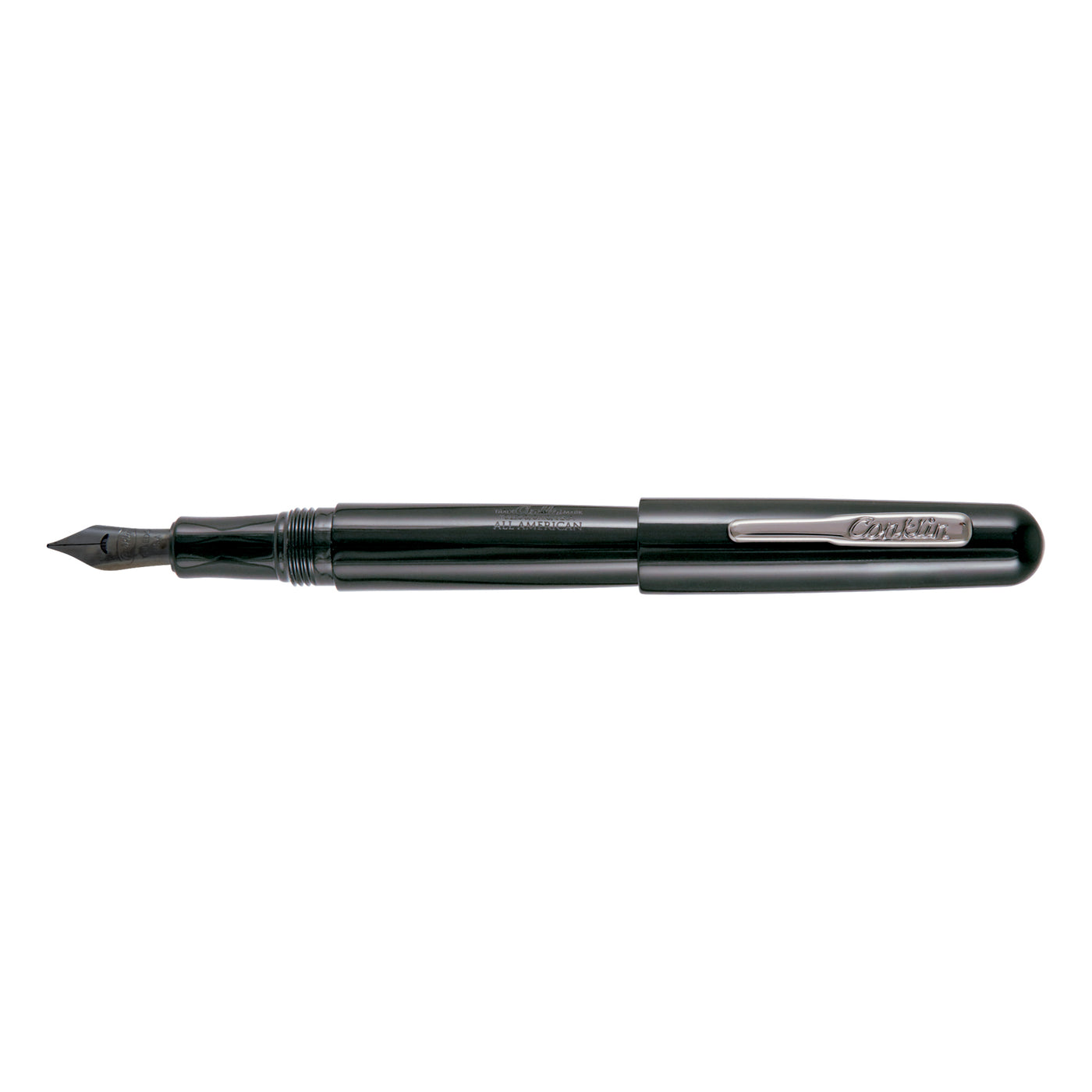 Conklin All American Fountain Pen - Raven Black RT