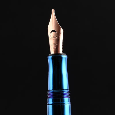 Conklin Duragraph Metal PVD Fountain Pen - Blue RGT 11