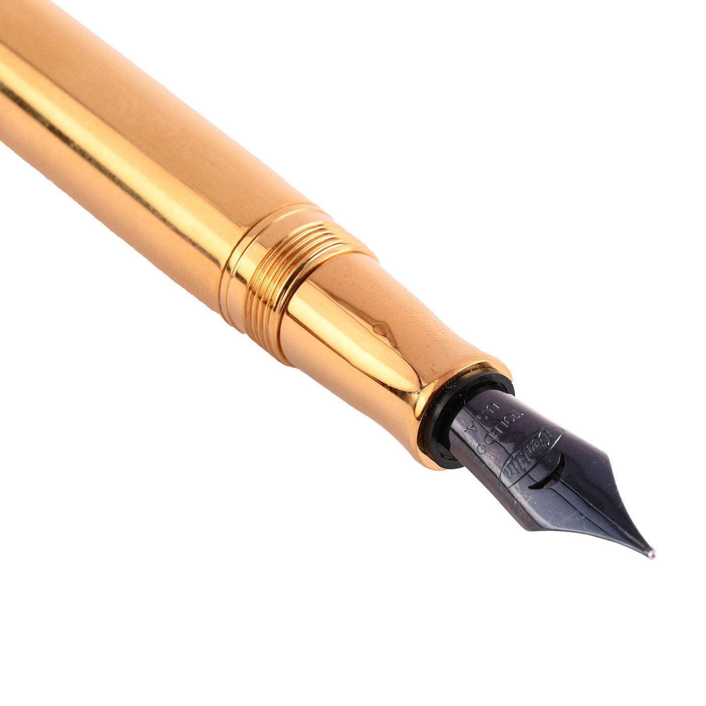 Conklin Duragraph Metal PVD Fountain Pen - Gold 3