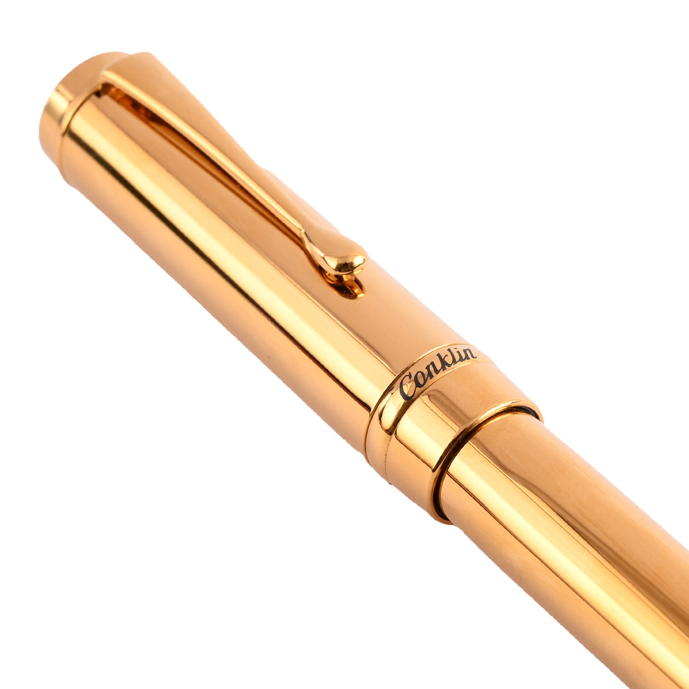 Conklin Duragraph Metal PVD Fountain Pen - Gold 5