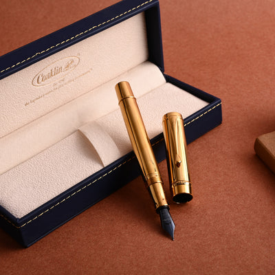 Conklin Duragraph Metal PVD Fountain Pen - Gold 7