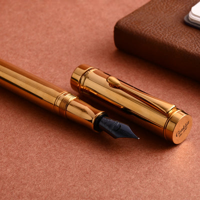 Conklin Duragraph Metal PVD Fountain Pen - Gold 8