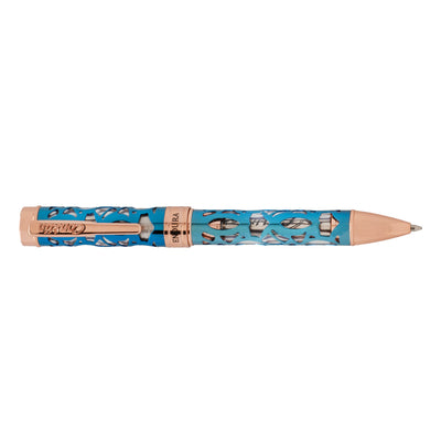 Conklin Endura Deco Crest Ball Pen - Demo Blue RGT 4