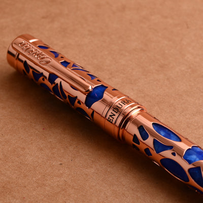 Conklin Endura Deco Crest Fountain Pen - Blue 11