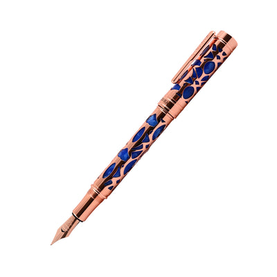 Conklin Endura Deco Crest Fountain Pen - Blue 3