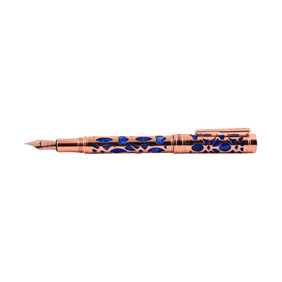 Conklin Endura Deco Crest Fountain Pen - Blue 4