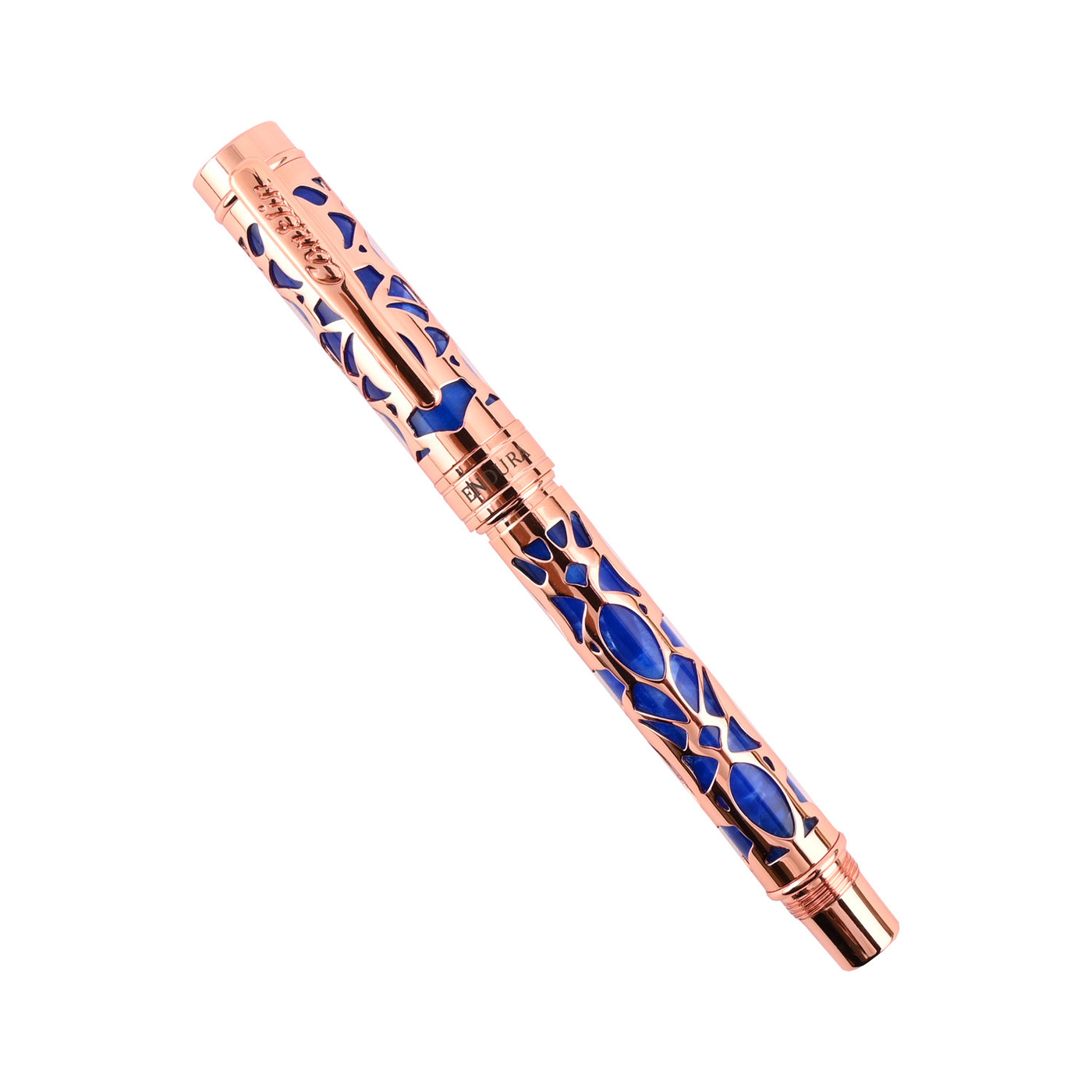 Conklin Endura Deco Crest Fountain Pen - Blue 8