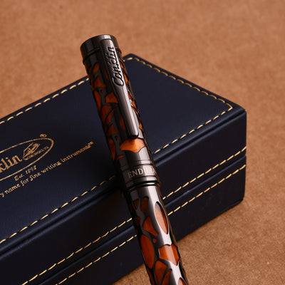 Conklin Endura Deco Crest Fountain Pen - Orange 12