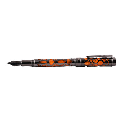 Conklin Endura Deco Crest Fountain Pen - Orange 4