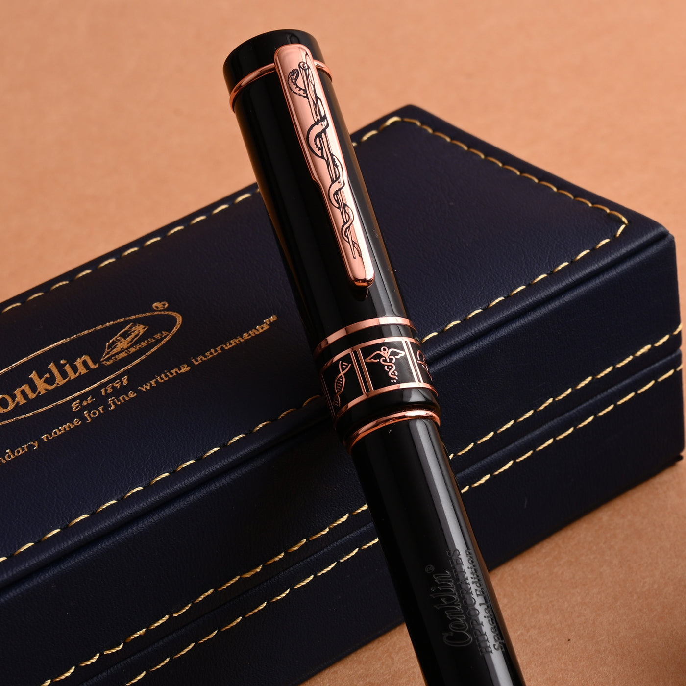 Conklin Hippocrates Ball Pen - Black RGT (Special Edition) 8