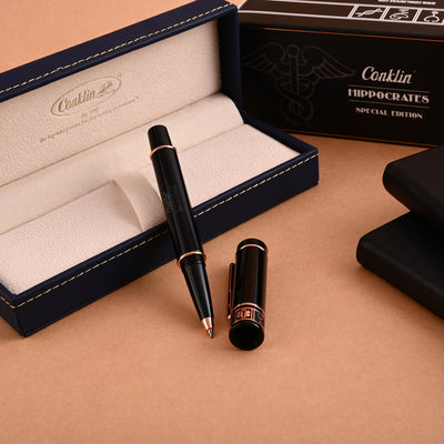 Conklin Hippocrates Roller Ball Pen - Black RGT (Special Edition) 7