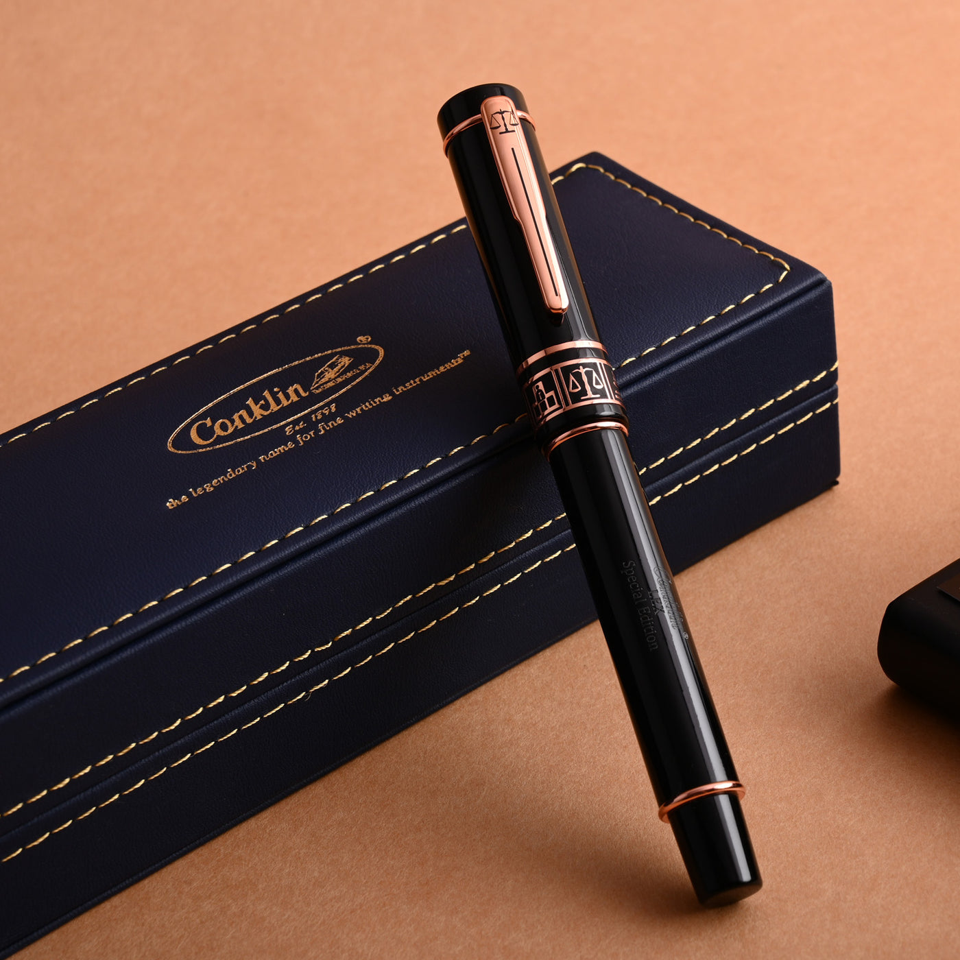 Conklin Lex Roller Ball Pen - Black RGT (Special Edition) 13