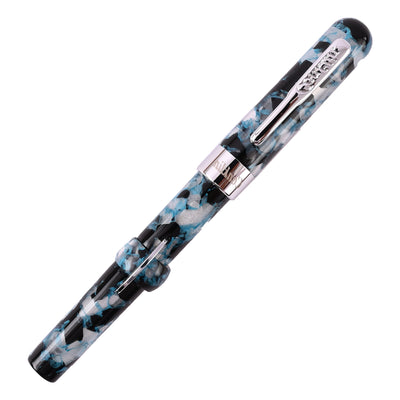 Conklin Mark Twain Cresent Filler Fountain Pen - Blue Array CT 4