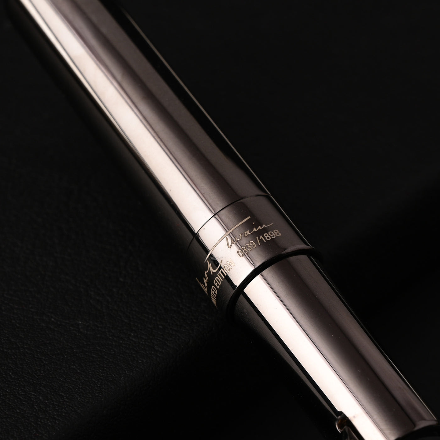 Conklin Mark Twain Cresent Filler Fountain Pen - Gunmetal (Limited Edition) 13