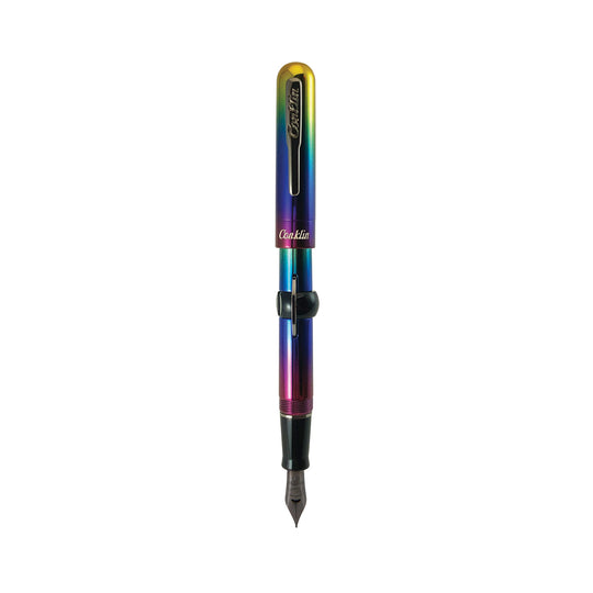 Conklin Mark Twain Cresent Filler Fountain Pen - Rainbow (Limited Edition)