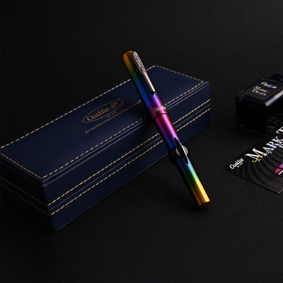 Conklin Mark Twain Cresent Filler Fountain Pen - Rainbow (Limited Edition) 21